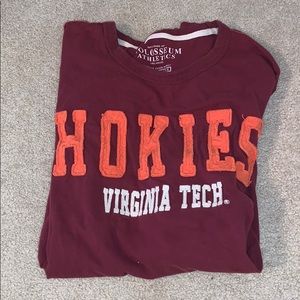 oversized virginia tech tshirt